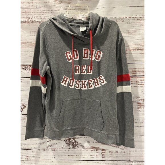 Victoria’s Secret/5th & Ocean Clothing Tops - Pink Victoria’s Secret Nebraska Cornhuskers Sweatshirt Go Big Red Size Women’s L